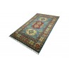 Królewska niebieski dywan Kazak tkany ręcznie przez Nomadów 150x230cm