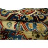 Królewska niebieski dywan Kazak tkany ręcznie przez Nomadów 150x230cm