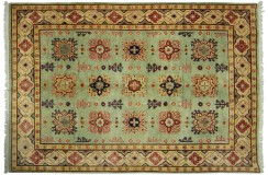 Elegancki dywan Kazak gęsto tkany piękny 100% wełna ręcznie tkany z Afganistanu ekskluzywny 170x230cm