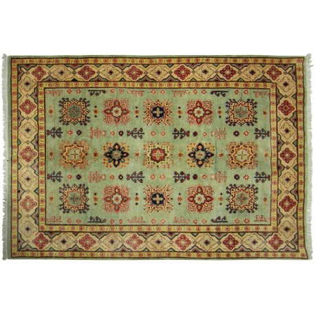 Elegancki dywan Kazak gęsto tkany piękny 100% wełna ręcznie tkany z Afganistanu ekskluzywny 170x230cm