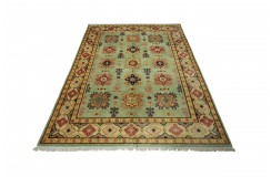 Królewska niebieski dywan Kazak tkany ręcznie przez Nomadów 170x230cm