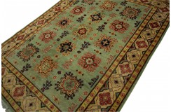 Królewska niebieski dywan Kazak tkany ręcznie przez Nomadów 170x230cm