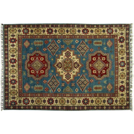 Klasyczny dywan Kazak gęsto tkany piękny 100% wełna ręcznie tkany z Afganistanu ekskluzywny 150x230cm