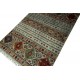 Dywan Ziegler Arijana Shaal 100% wełna kamienowana ręcznie tkany luksusowy 120x180cm kolorowy w pasy
