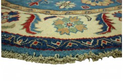 Królewska czerwień dywan Kazak tkany ręcznie przez Nomadów okrąg 150x150