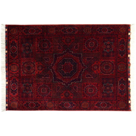 Afgan Mauri oryginalny 100% wełnian dywan z Afganistanu 150x200cm ręcznie gęsto tkany