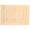 Ekskluzywny beżowy 100% wełniany dywan Gabbeh Loribaft 170x240cm Indie, gruby, mięsisty, gęsty