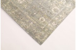 Jedwabny / wełniany dywan z Nepalu 200x30cm w stylu vintage