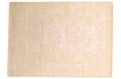 Jasny dywan kwiatowy dywan vintage z wełny owczej i jedwabiu ok 180x240cm Tabris Vintage z Indii