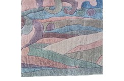 Kolorowy niezwykły dywan ręcznie tkany 250x350cm nepal premium indie