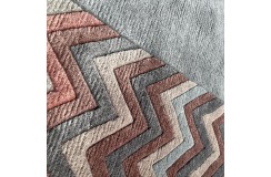 Szary elegancki dywan ręcznie tkany oryginalny Nepal premium Indie 250x350cm 100% wełna