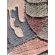 Szary elegancki dywan ręcznie tkany oryginalny Nepal premium Indie 250x350cm 100% wełna