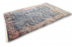 Kolorowy niezwykły dywan ręcznie tkany 250x330cm nepal premium indie
