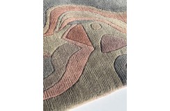 Kolorowy niezwykły dywan ręcznie tkany 250x330cm nepal premium indie