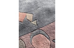Kolorowy niezwykły dywan ręcznie tkany 250x330cm nepal premium indie