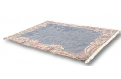Szary elegancki dywan ręcznie tkany oryginalny Nepal premium Indie 250x360cm 100% wełna