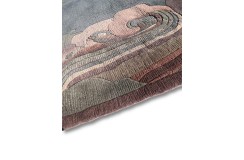 Kolorowy niezwykły dywan ręcznie tkany 250x360cm nepal premium indie