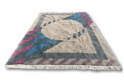 Salonowy wielki dywan ręcznie tkany 250x350cm oryginalny Nepal premium  kolorowy