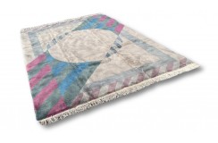 Salonowy wielki dywan ręcznie tkany 250x350cm oryginalny Nepal premium  kolorowy