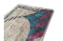 Salonowy wielki dywan ręcznie tkany 250x350cm oryginalny Nepal premium  kolorowy