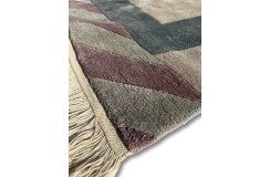 Salonowy wielki dywan ręcznie tkany 250x350cm oryginalny Nepal premium  kolorowy