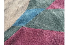 Salonowy wielki dywan ręcznie tkany 250x350cm oryginalny Nepal premium  kolorowy