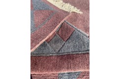 Kolorowy pastelowy dywan ręcznie tkany oryginalny Nepal premium Indie 250x340cm 100% wełna