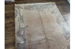 Pastelowy niezwykły dywan ręcznie tkany 140x200cm nepal premium indie