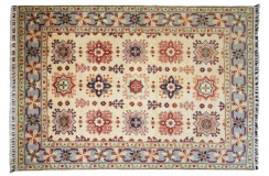 Elegancki dywan Kazak gęsto tkany piękny 100% wełna ręcznie tkany z Afganistanu ekskluzywny 150x200cm