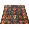 Królewska niebieski dywan Kazak tkany ręcznie przez Nomadów 150x200cm