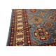 Elegancki dywan Kazak gęsto tkany piękny 100% wełna ręcznie tkany z Afganistanu ekskluzywny niebieski 150x200cm