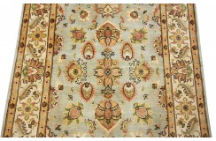 Królewska zielony dywan Kazak tkany ręcznie przez Nomadów 140x200cm