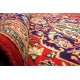 Oryginalny bogaty perski ręcznie tkany dywan Ardekan - Keszan z Iranu 100% wełniany ok 200x340cm czerwony