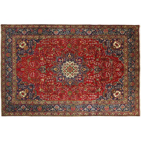 Dywan perski Tabriz 250x350cm 100% wełna z Iranu czerwony klasyczny kwiatowy 