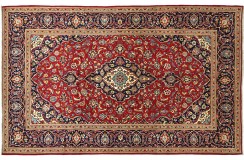 Dywan perski Tabriz 250x350cm 100% wełna z Iranu czerwony klasyczny kwiatowy 