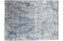 Unikatowy dywan jedwabny z Nepalu deseń vintage 260x350cm luksus jedwab z bananowca i wełna