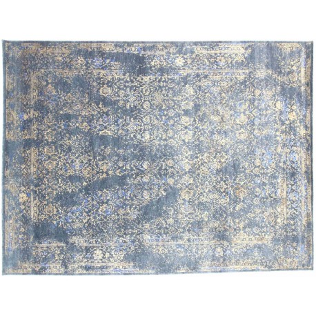Unikatowy dywan jedwabny z Nepalu deseń vintage 260x350cm luksus jedwab z bananowca i wełna