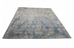 Jedwabny / wełniany dywna z Nepalu 260x350cm w stylu vintage