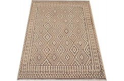 Etniczny kilim szary z Afganistanu dzieło Chobi nomadyczny 200x250cm