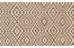 Etniczny kilim szary z Afganistanu dzieło Chobi nomadyczny 200x250cm