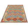 Etniczny kilim szary z Afganistanu dzieło Waziri nomadyczny 170x250cm