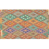 Etniczny kilim szary z Afganistanu dzieło Waziri nomadyczny 170x250cm