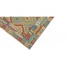 Etniczny kilim szary z Afganistanu dzieło Waziri nomadyczny 180x240cm