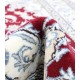 Nain 12lah Kashmar gęsto ręcznie tkany dywan z Iranu wełna + jedwab ok 200x300cm czerwony majestatyczny