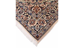 Ręcznie tkany dywan Nain 12lah kashmar z Iranu 130x200cm niebieski