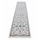 Nain 12lah Kashmar gęsto ręcznie tkany chodnik z Iranu wełna + jedwab ok 80x400cm beżowy majestatyczny