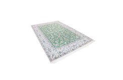 Ręcznie tkany dywan Nain 12lah kashmar z Iranu 200x300cm zielony