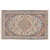 Ręcznie tkany dywan Nain 9la z Iranu 100% wełna i jedwab 130x200cm beżowy perski oryginał