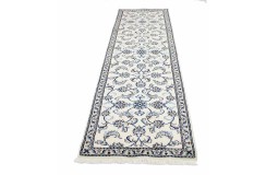 Ręcznie tkany dywan Nain 12lah kashmar z Iranu 80x300cm beżowy chodnik