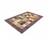 Vintage perski dywan patchwork z wełny 160x240cm ręczny kilim